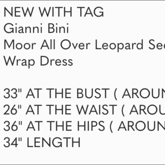 Gianni Bini Moor Leopard Animal Print Sequin Wrap Mini Dress XS - Picture 8 of 8